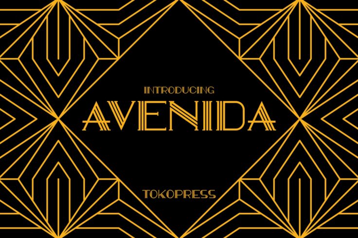 View Information about Avenida Art Deco Font