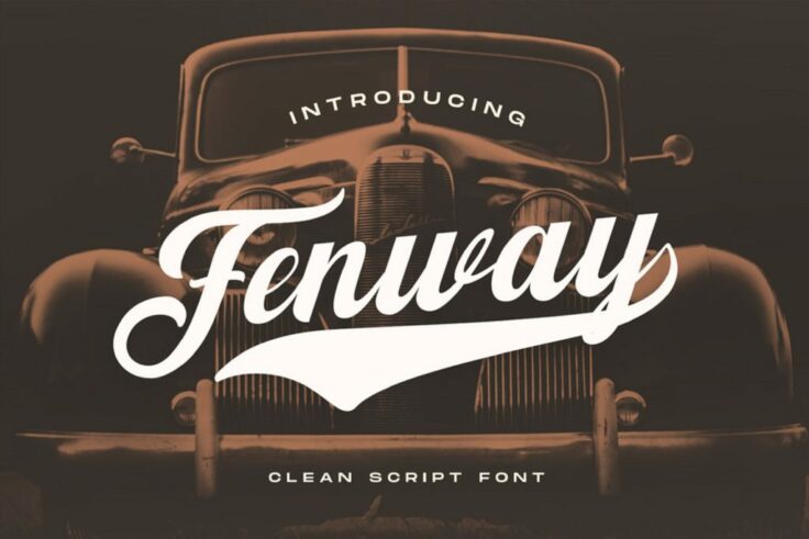 View Information about Fenway Retro Logo Font Design