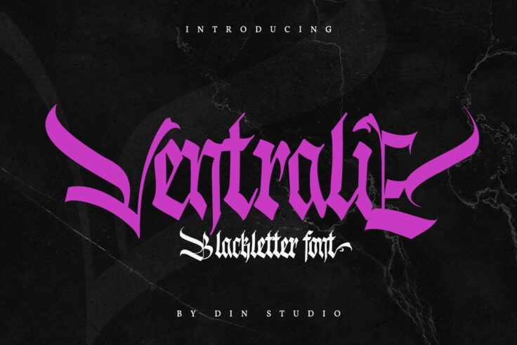 View Information about Ventralie Blackletter Font