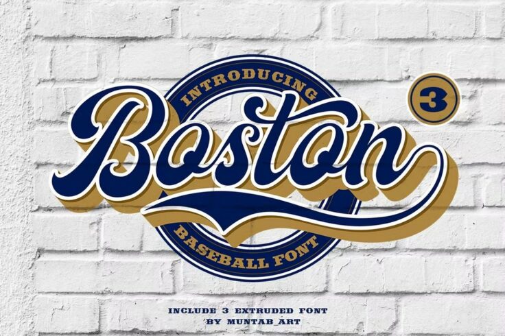 View Information about Boston Baseball Script Font