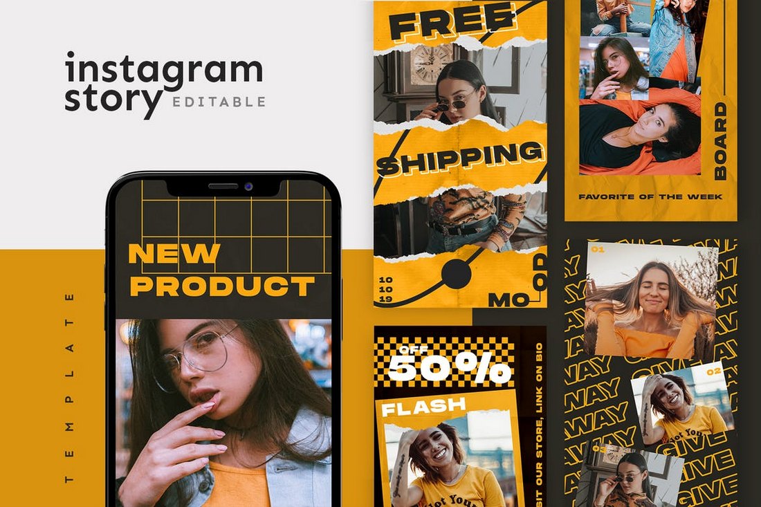 Creative Instagram Story Template