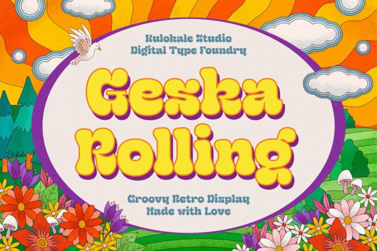 View Information about Geska Rolling Font