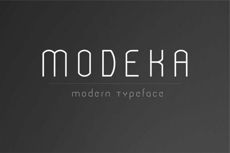 View Information about Modeka Modern Font