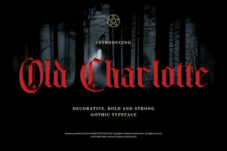 View Information about Old Charlotte Gothic Font