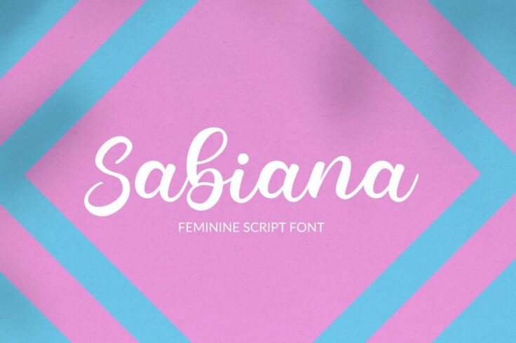 View Information about Sabiana Beautiful Chic Font