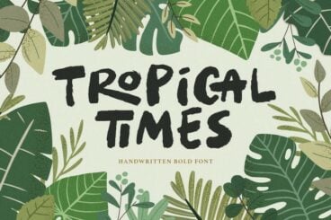 25+ Best Tropical Fonts (Free & Pro) for 2024