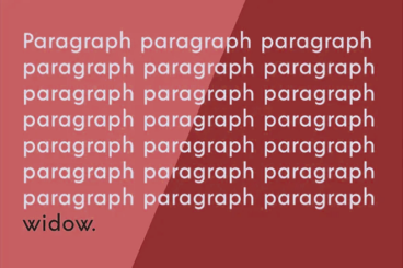 What Is a Widow or Orphan in Typography?